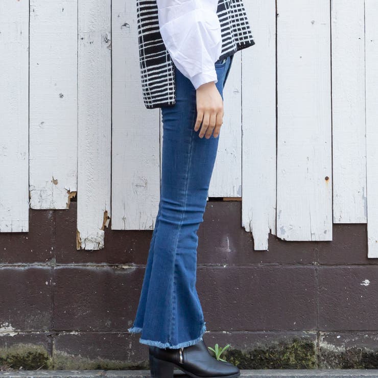 センタープレス入フレアパンツ | TAXI  | 詳細画像2 