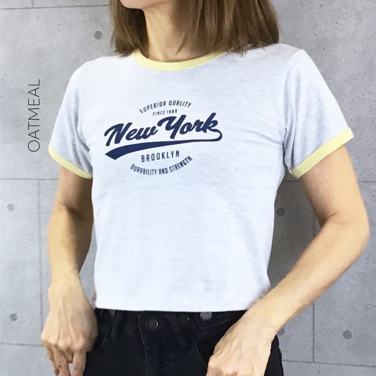 New Yorkロゴリンガーショート半袖Tシャツ[品番：TAXW0009807]｜TAXI ...