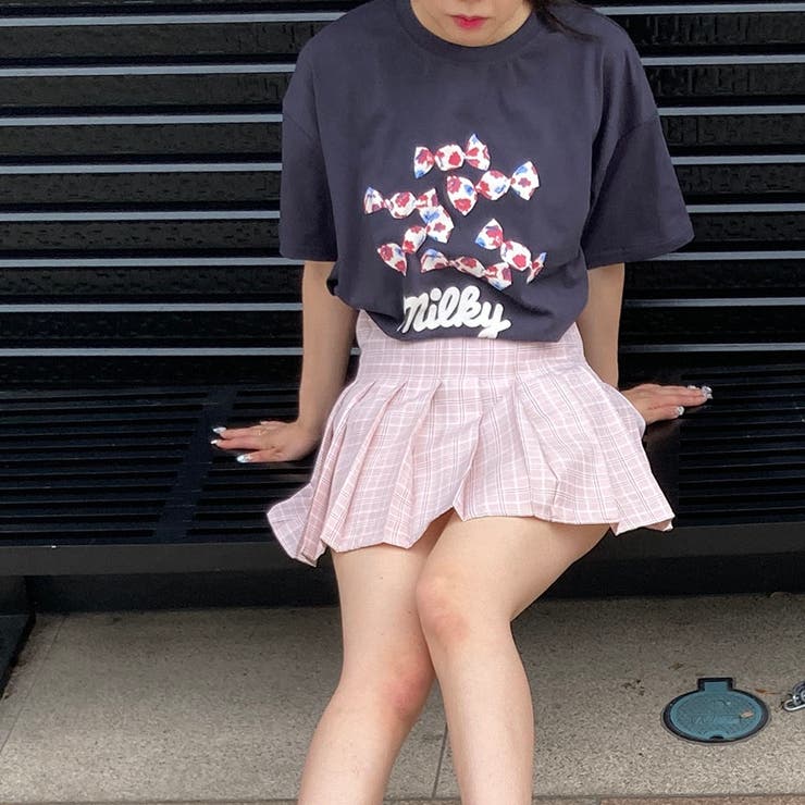 ミルキー半袖Tシャツ[品番：TAXW0002182]｜TAXI （タクシー ）の