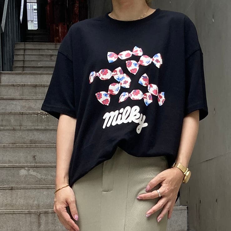 銀河特急ミルキー☆サブウェイ TシャツマキナLサイズ