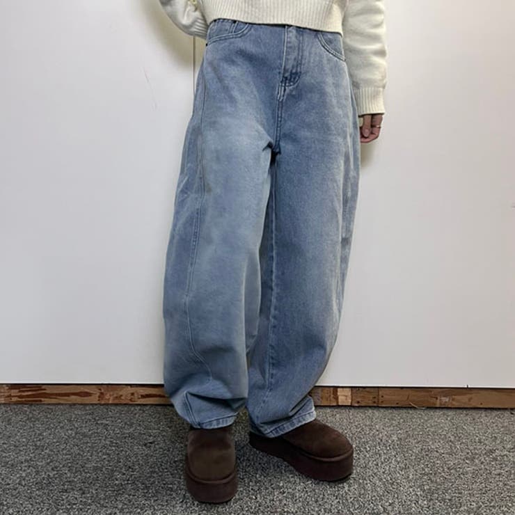 BLEACH | バレルレッグデニムパンツ | TAXI 