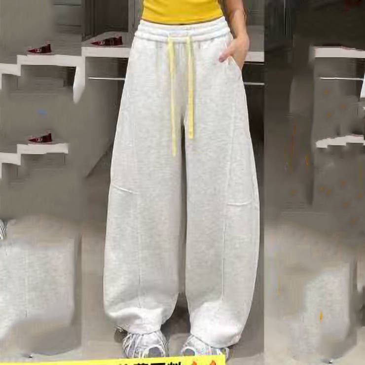 OATMEAL | バレルレッグスゥェットパンツ | TAXI 