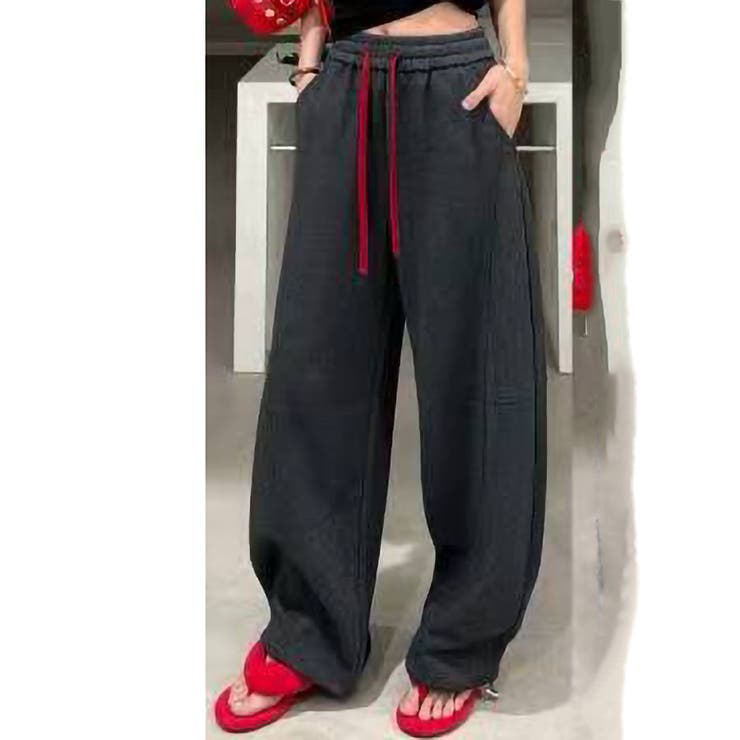 CHARCOALGREY | バレルレッグスゥェットパンツ | TAXI 