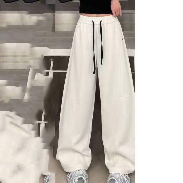 WHITE | バレルレッグスゥェットパンツ | TAXI 