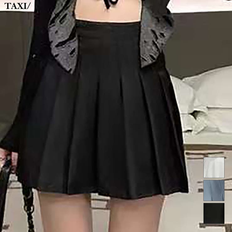 インナーパンツ付 プリーツミニスカート[品番：TAXW0002535