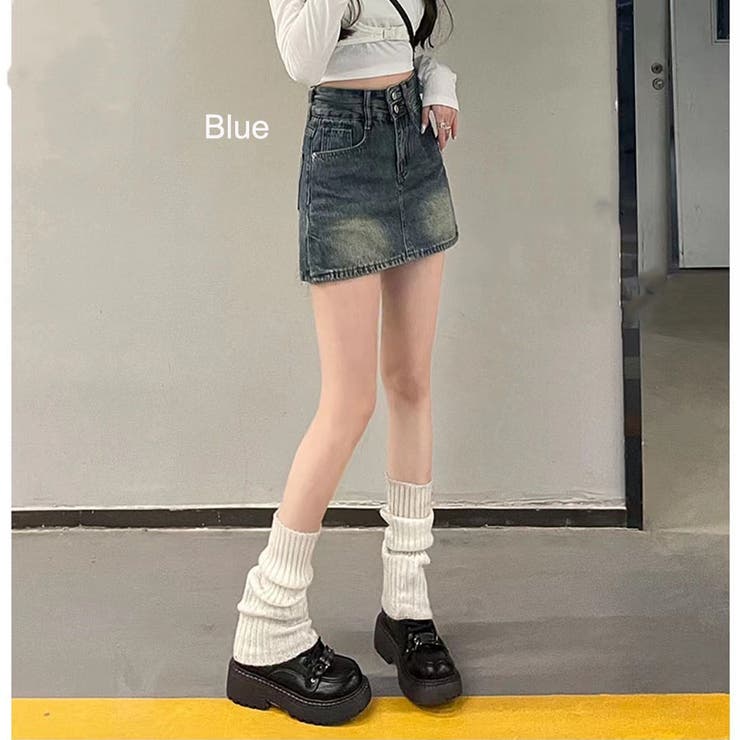 JEANS 関税送料込 ロゴ デニムミニスカート TRF ローライズデニムミニスカート - ブルー | ZARA Japan / 日本