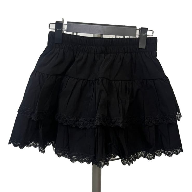 BLACK | ティアードミニスカート | TAXI 