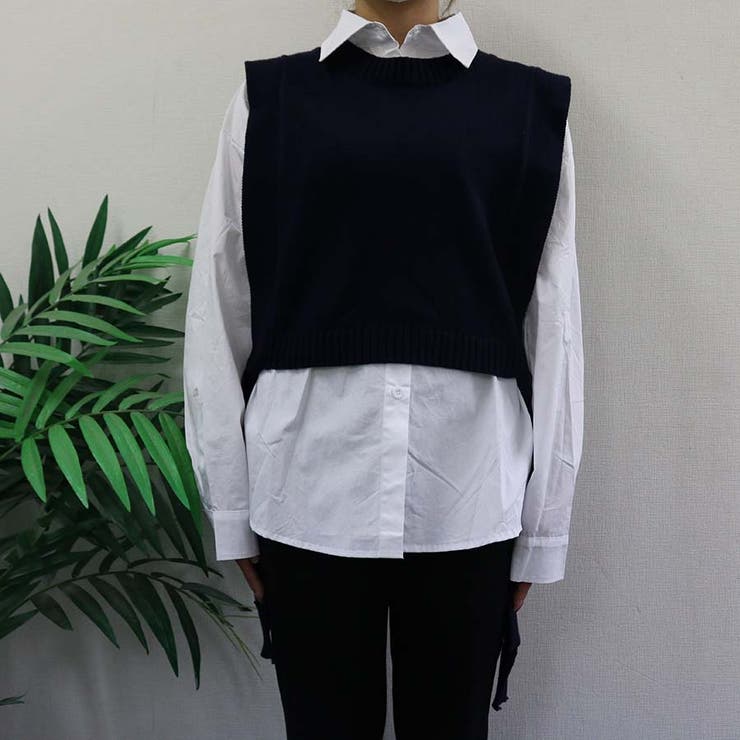 横結びベスト シャツセット 品番 Taxw Taxi タクシー のレディースファッション通販 Shoplist ショップリスト