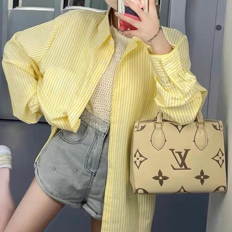 YELLOW | ストライプシャツ 柄シャツ トップス | TAXI 