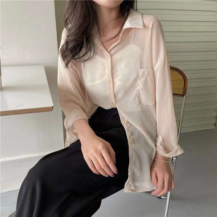 無地シアーシャツ | TAXI  | 詳細画像13 