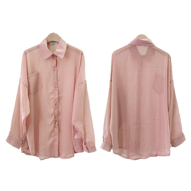 無地シアーシャツ | TAXI  | 詳細画像2 