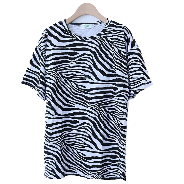 ゼブラ柄Tシャツ[品番：TAXW0001413]｜TAXI （タクシー ）の