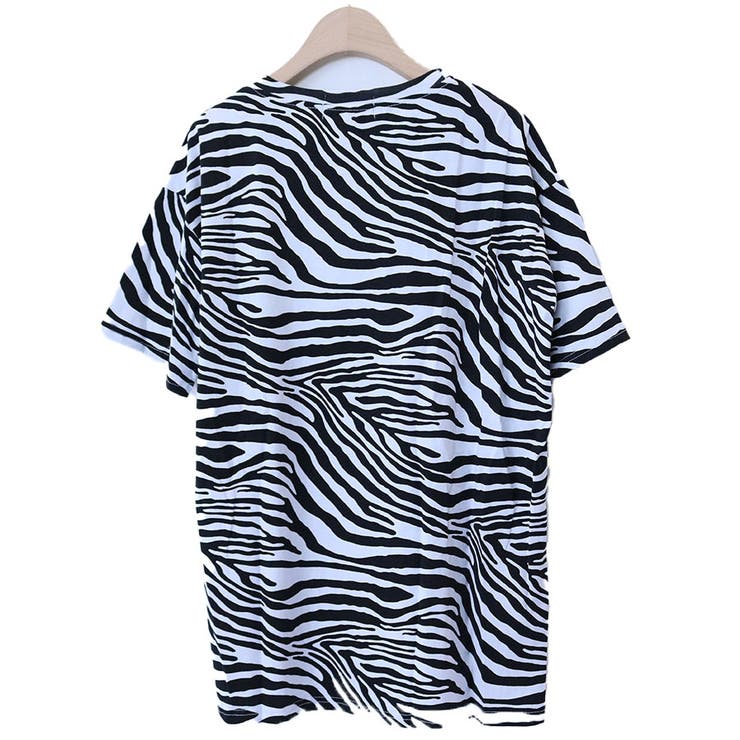 ゼブラ柄Tシャツ[品番：TAXW0001413]｜TAXI （タクシー ）のレディース