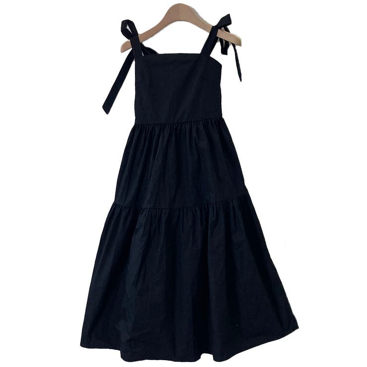 Uhr ティアードワンピース　yellow&black 3-4Y April Swing Dress （ミニ丈・ひざ丈ワンピース）｜Phase Eight