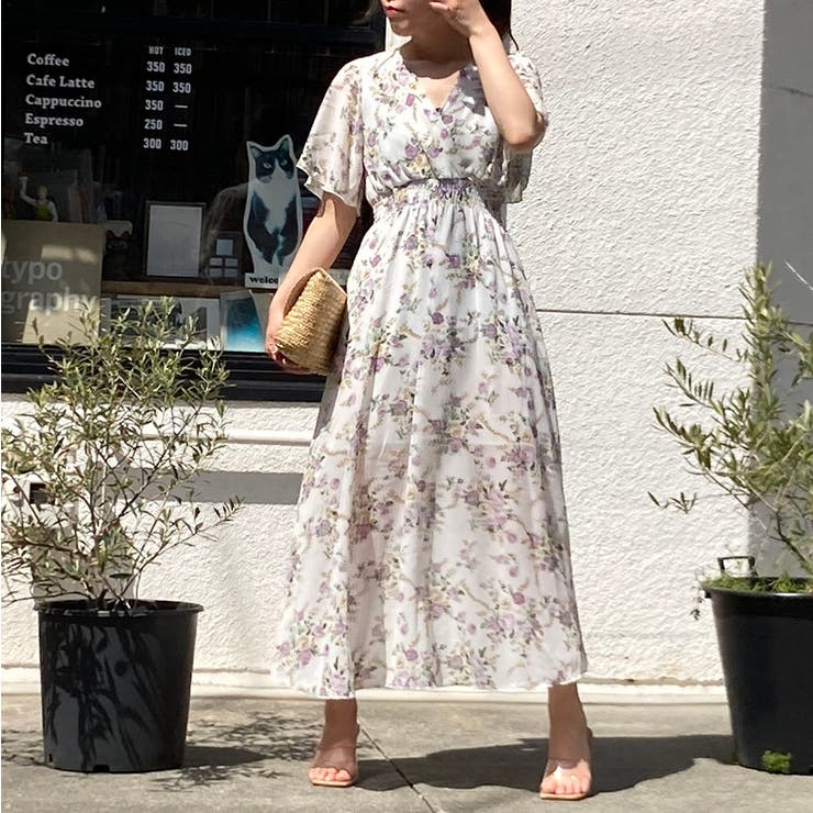 【美品】ヴェルニカ 花柄 カシュクール ロングワンピース 美品】ヴェルニカ 花柄 カシュクール ロングワンピース - メルカリ
