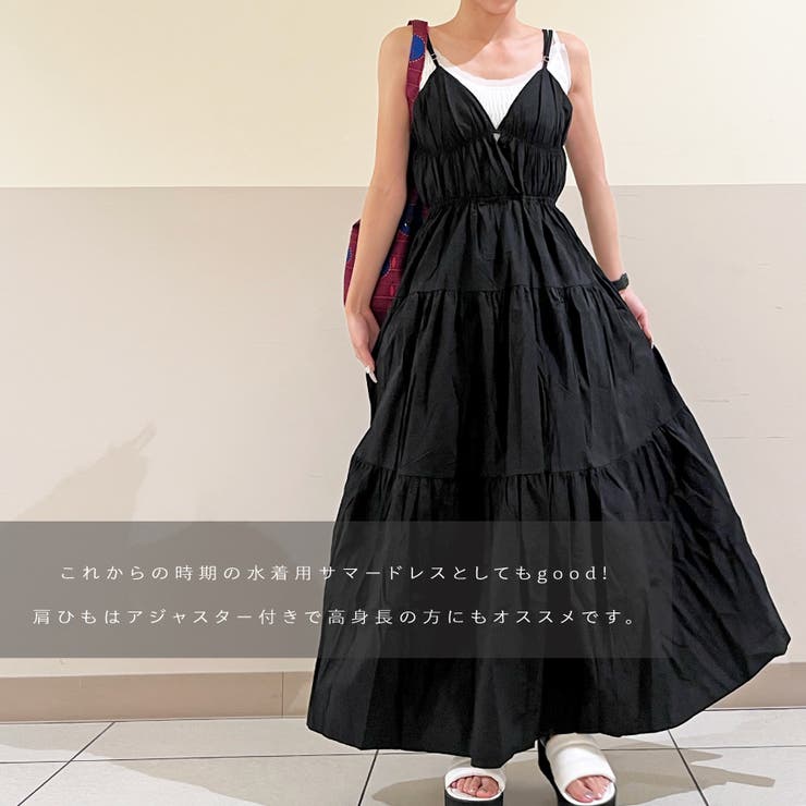 キャミティアードロングワンピース | TAXI  | 詳細画像2