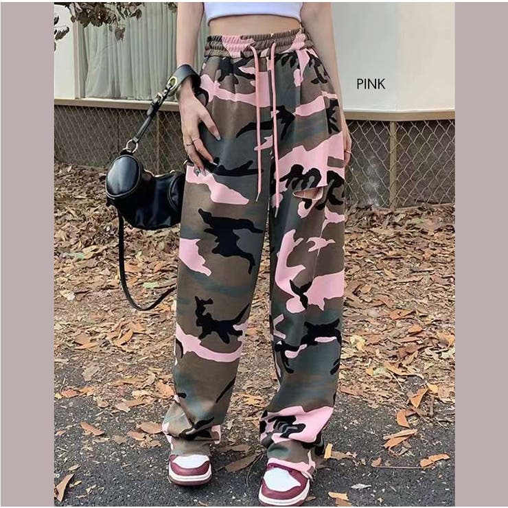 PINK | 迷彩スエットパンツ | TAXI 