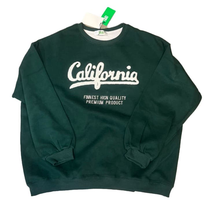 GREEN | CALIFORNIAさがら刺?ビッグトレーナー | TAXI 