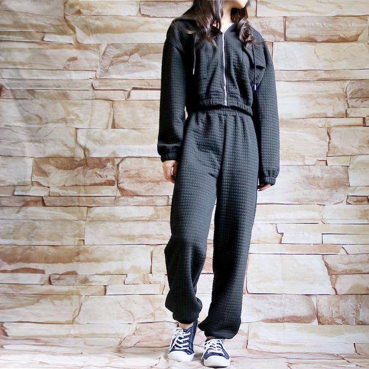 キルト風ジャケット+パンツセット[品番：TAXW0001225]｜TAXI