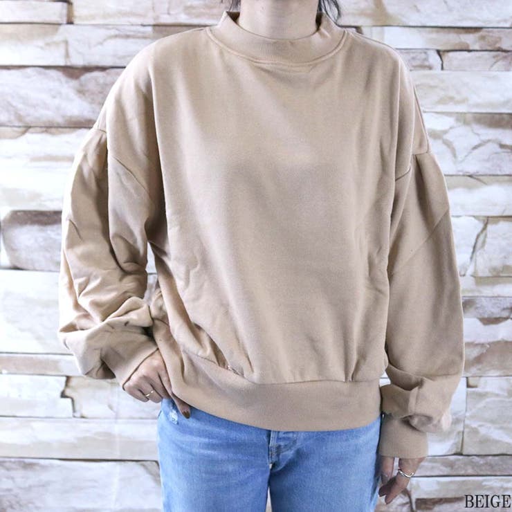 BEIGE | 裏毛ショート丈プルオーバー | TAXI 