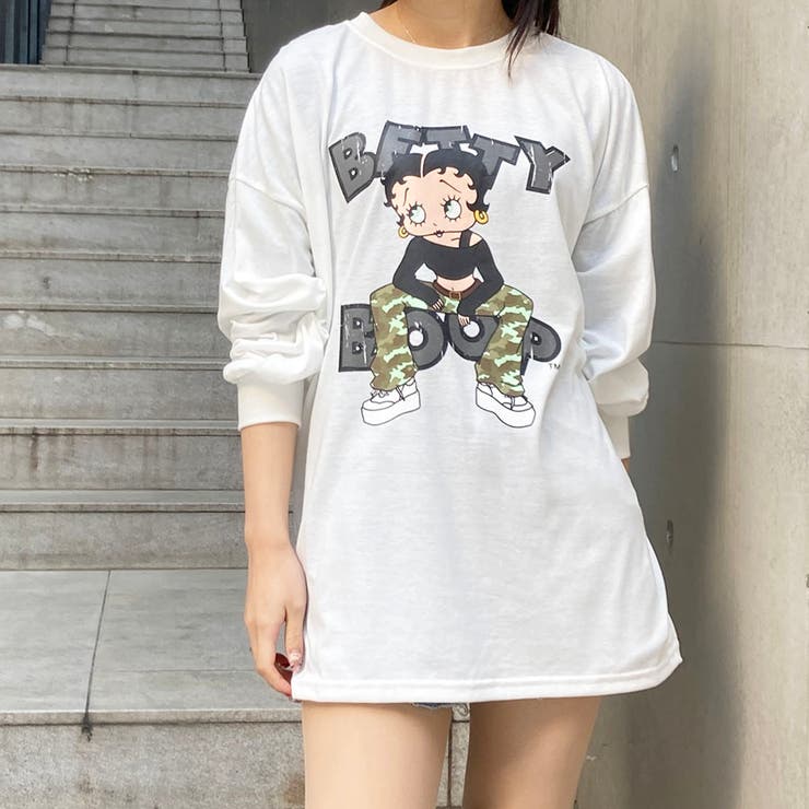 Betty BOOP☆ロングTシャツ - Tシャツ