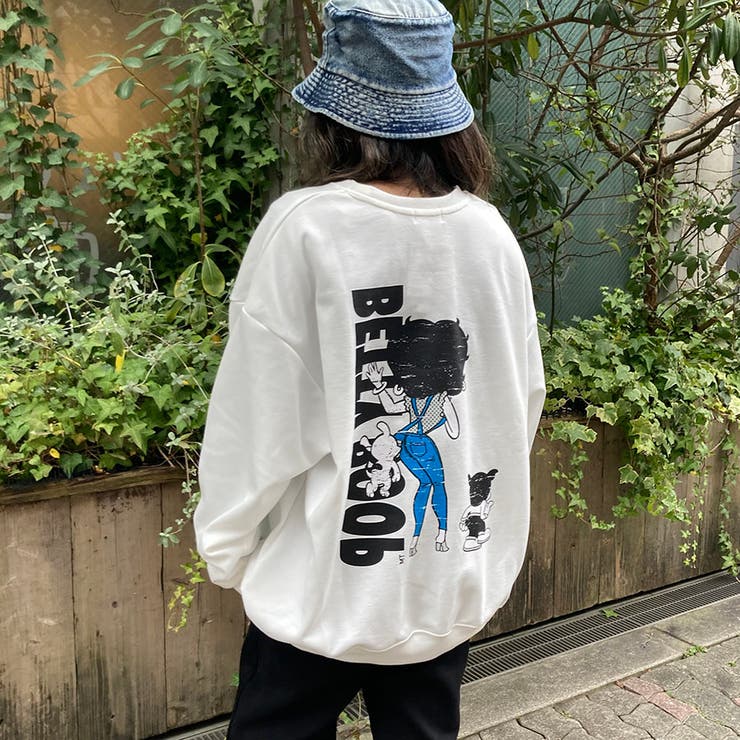 IVORY | Betty Boopスウェットプルオーバー | TAXI 