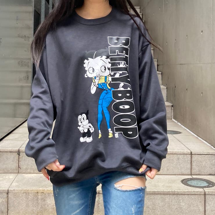 Betty Boopスウェットプルオーバー | TAXI  | 詳細画像3 