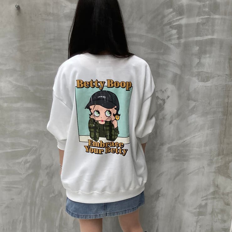 Betty Boop CAPスウェットプルオーバー | TAXI  | 詳細画像8 