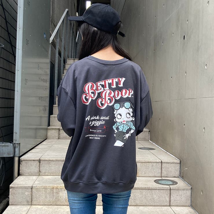 Betty Boopスウェットプルオーバー[品番：TAXW0002528]｜TAXI