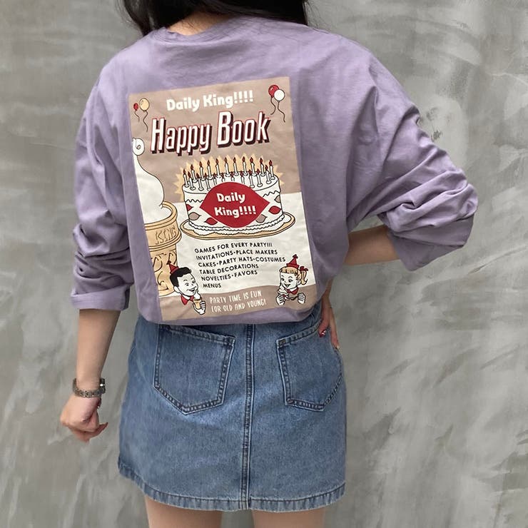 HAPPY BOXプリント前後差ロンT | TAXI  | 詳細画像13 