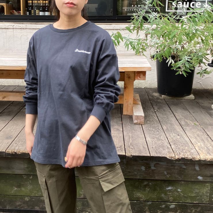 BREAKCREAMプリントスリット入りロンT | TAXI  | 詳細画像11 