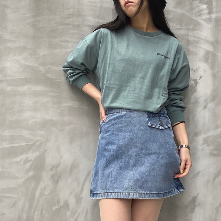 BREAKCREAMプリントスリット入りロンT | TAXI  | 詳細画像19 