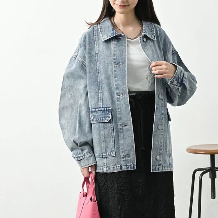 BLUE | デニムビッグジャケット | TAXI 