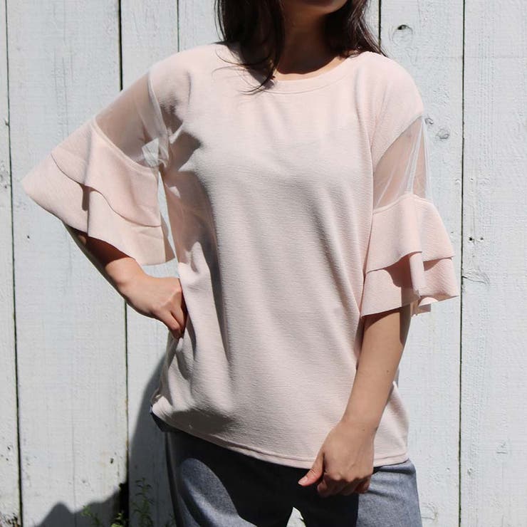 2段袖フリルカットソー 品番 Taxw Taxi タクシー のレディースファッション通販 Shoplist ショップリスト