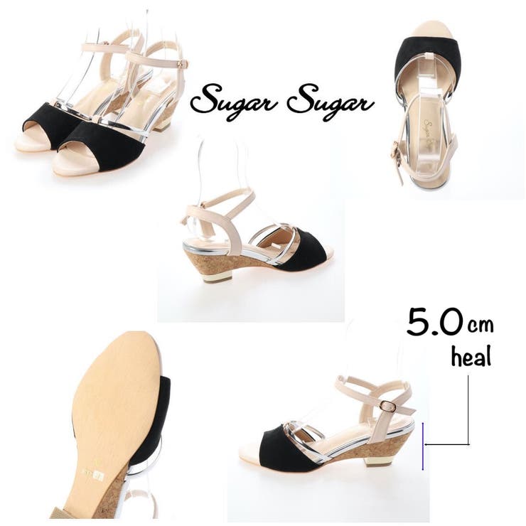 シュガー シュガー Sugar Sugar カラフルウエッジサンダル 品番 Sgss Sugar Sugar シュガーシュガー のレディースファッション通販 Shoplist ショップリスト