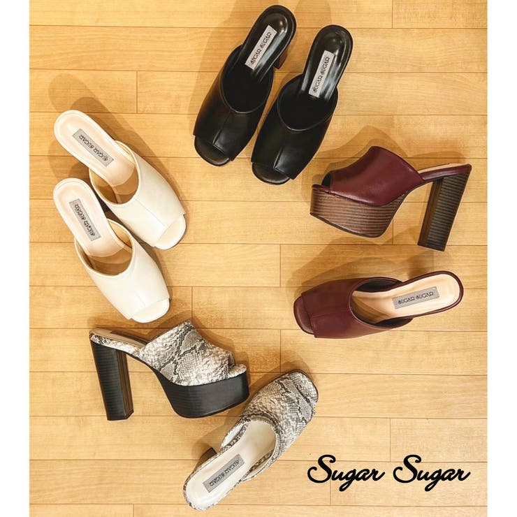 シュガー シュガー Sugar Sugar 厚底オープントゥサンダル[品番：SGSS0000762]｜SUGAR  SUGAR（シュガーシュガー）のレディースファッション通販｜SHOPLIST（ショップリスト）