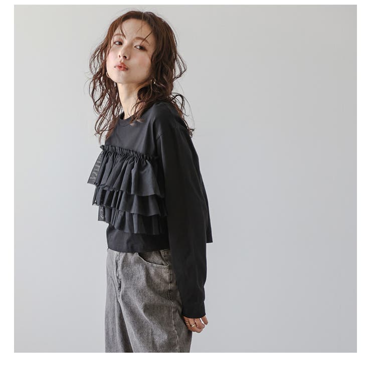 トップス Classic Tops Sugar by yuu トップス Tシャツ チュール[品番：SGBW0001600]｜SUGAR BISKET