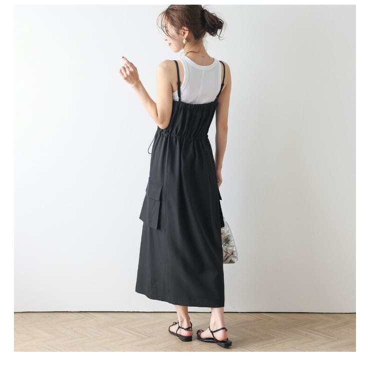 フロントジップ キャミ ワンピース[品番：SGBW0001684]｜SUGAR