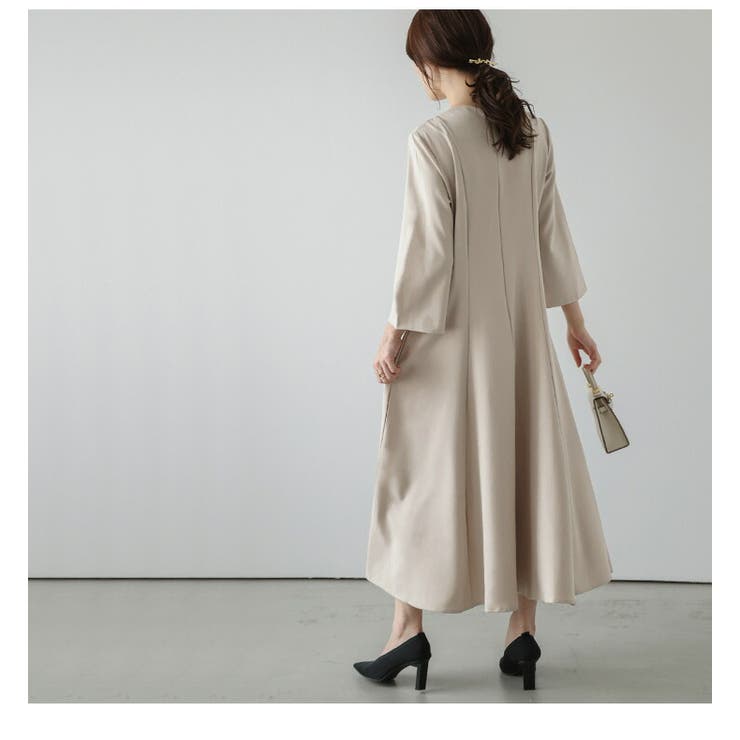 【おしゃれ】 スカラップネック 7分袖[品番：SGBW0001812]｜SUGAR ワンピース ルームウェア・パジャマ