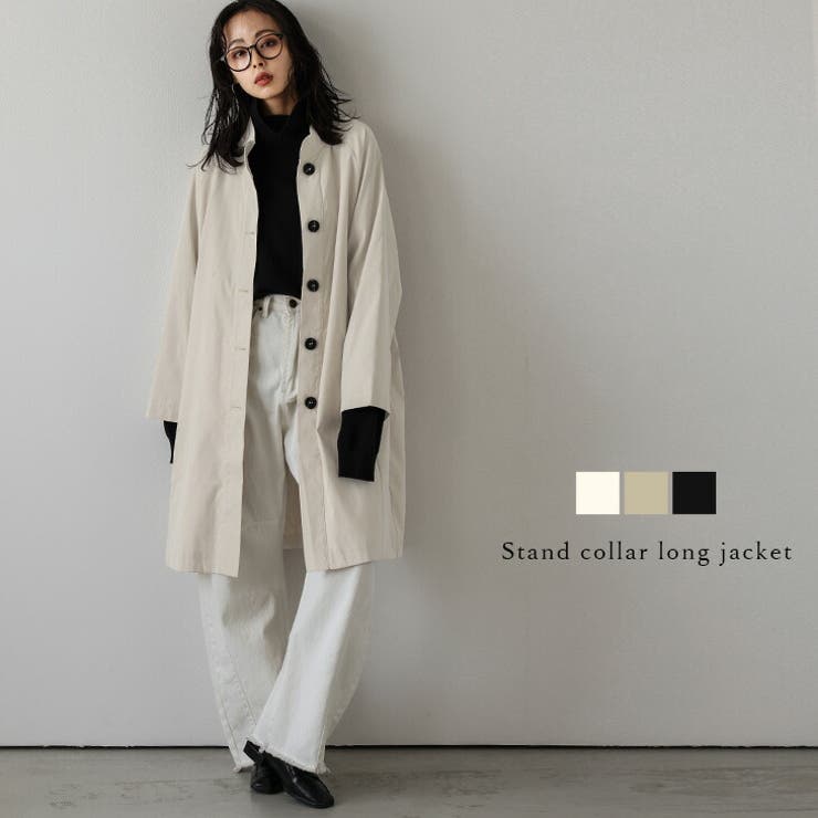 ジャケット スタンドカラー ライトアウター[品番：SGBW0001848