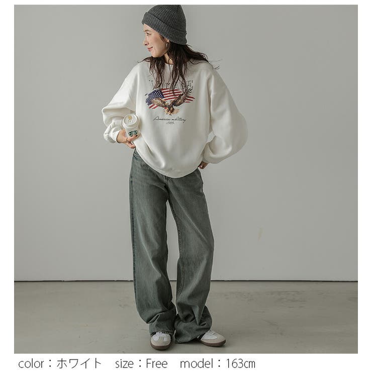 裏起毛 ヴィンテージプリント 古着風 | SUGAR BISKET | 詳細画像11 