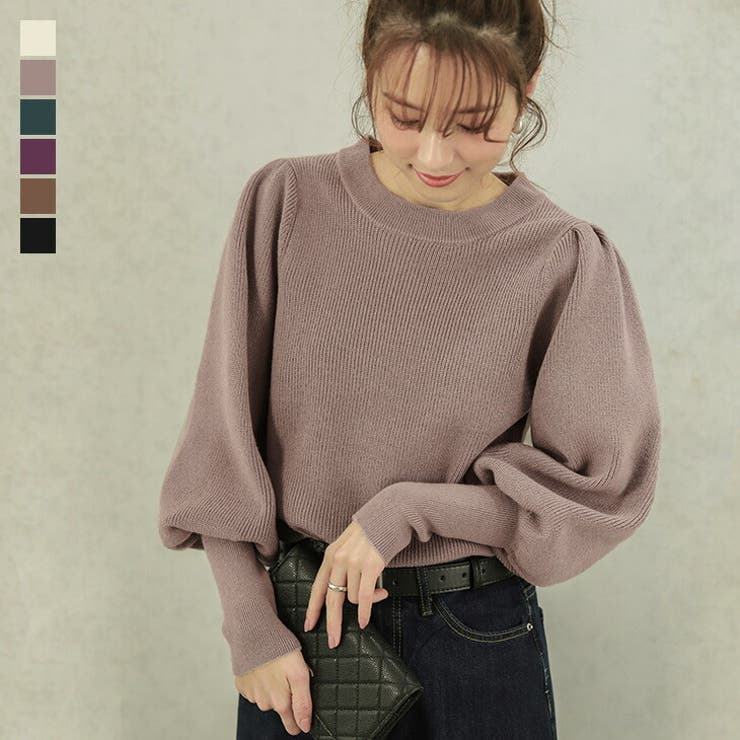 バルーンニットトップ 韓国 韓国ファッション 品番 Sgbw Sugar Bisket シュガービスケット のレディースファッション 通販 Shoplist ショップリスト