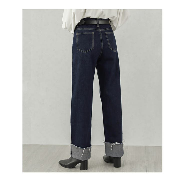 ロールアップ デニムパンツ レディース[品番：SGBW0000525