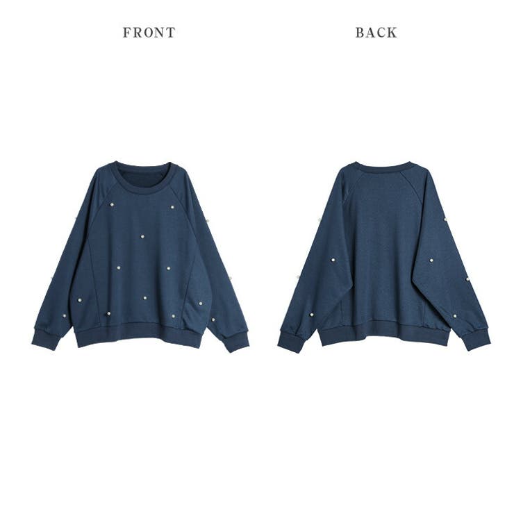 トップス スウェット パール付き | SUGAR BISKET | 詳細画像14 