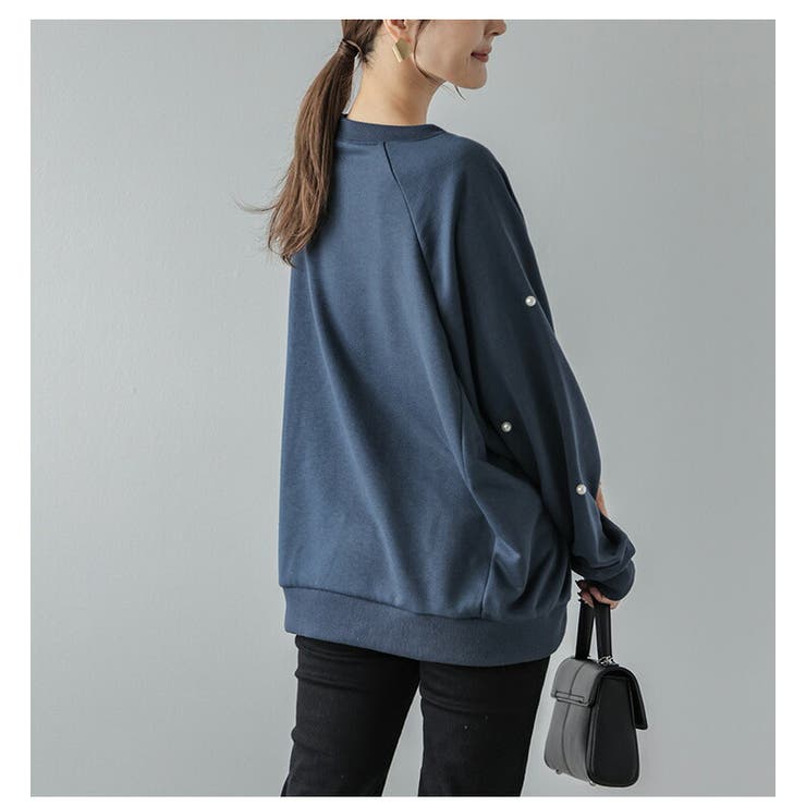 トップス スウェット パール付き | SUGAR BISKET | 詳細画像9 