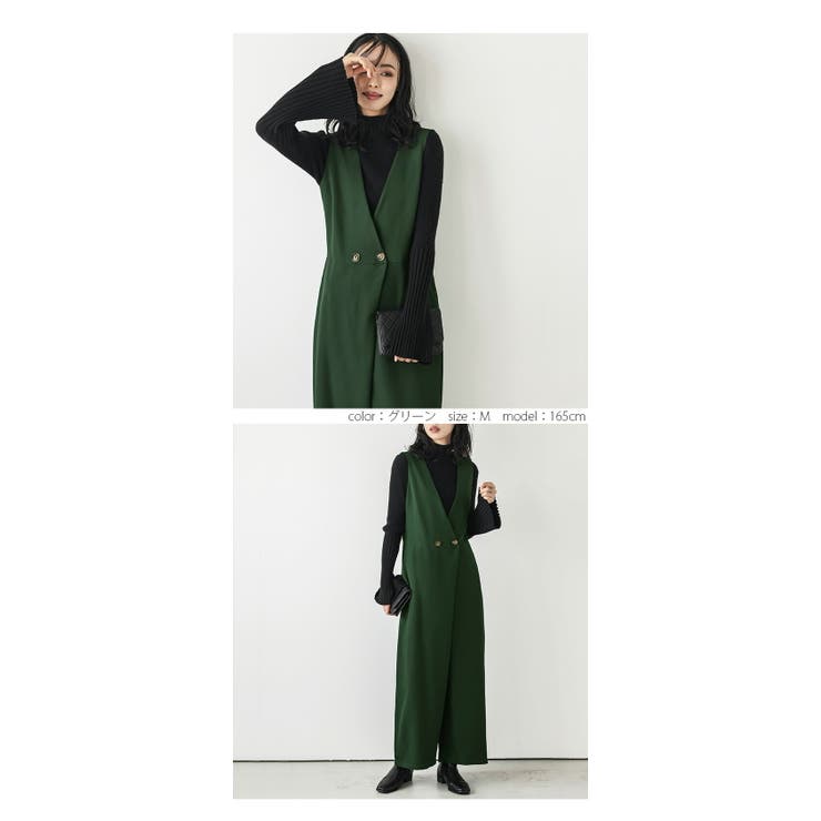 Lyocell Linen All In One（つなぎ／オールインワン）｜L