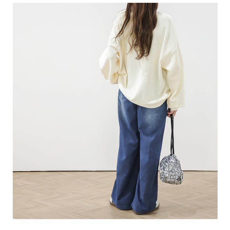 デニムパンツ ワイド ベイカーパンツ[品番：SGBW0000330]｜SUGAR