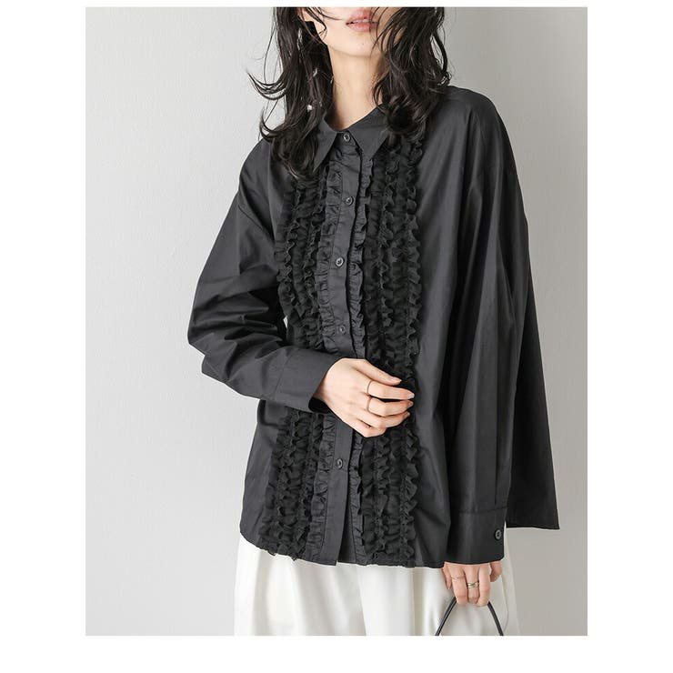 ブラウス フリル スタンダードカラー | SUGAR BISKET | 詳細画像13 