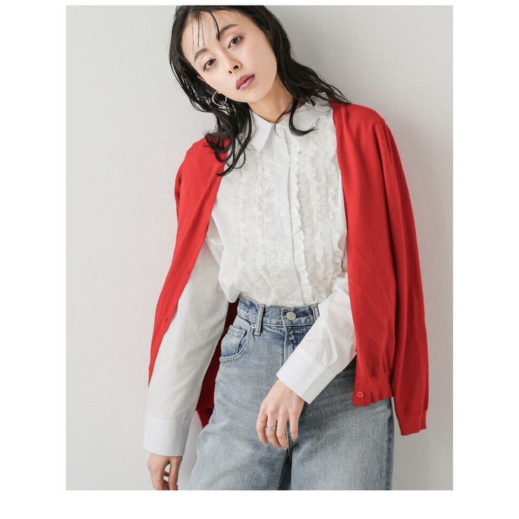 ブラウス フリル スタンダードカラー | SUGAR BISKET | 詳細画像6 