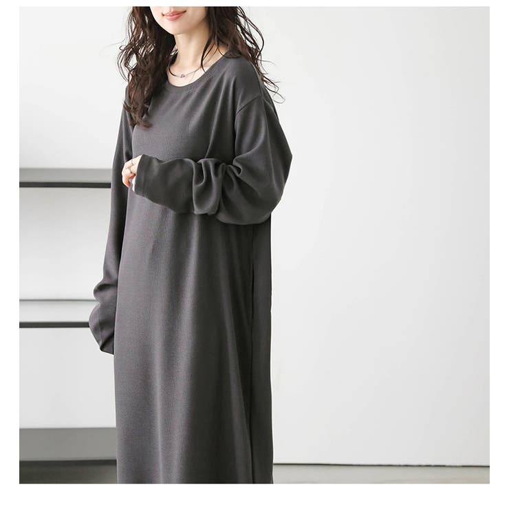 【初売り】 ワンピース サーマル[品番：SGBW0001842]｜SUGAR ワッフル ワンピース